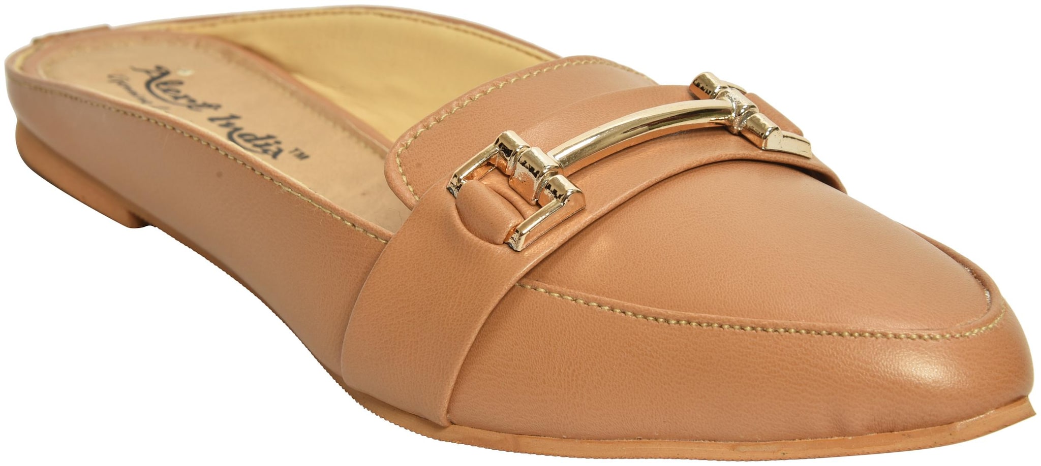 

Alert India Footwear Women Tan Mules