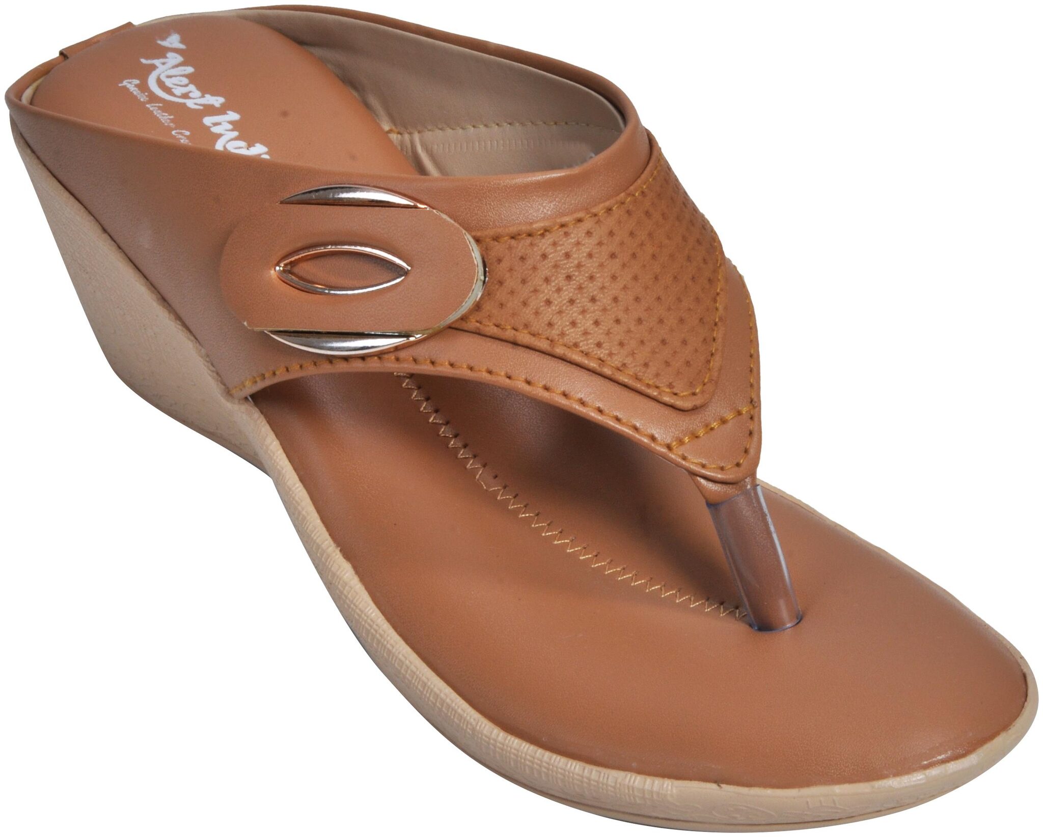 

Alert India Footwear Women Brown Wedges