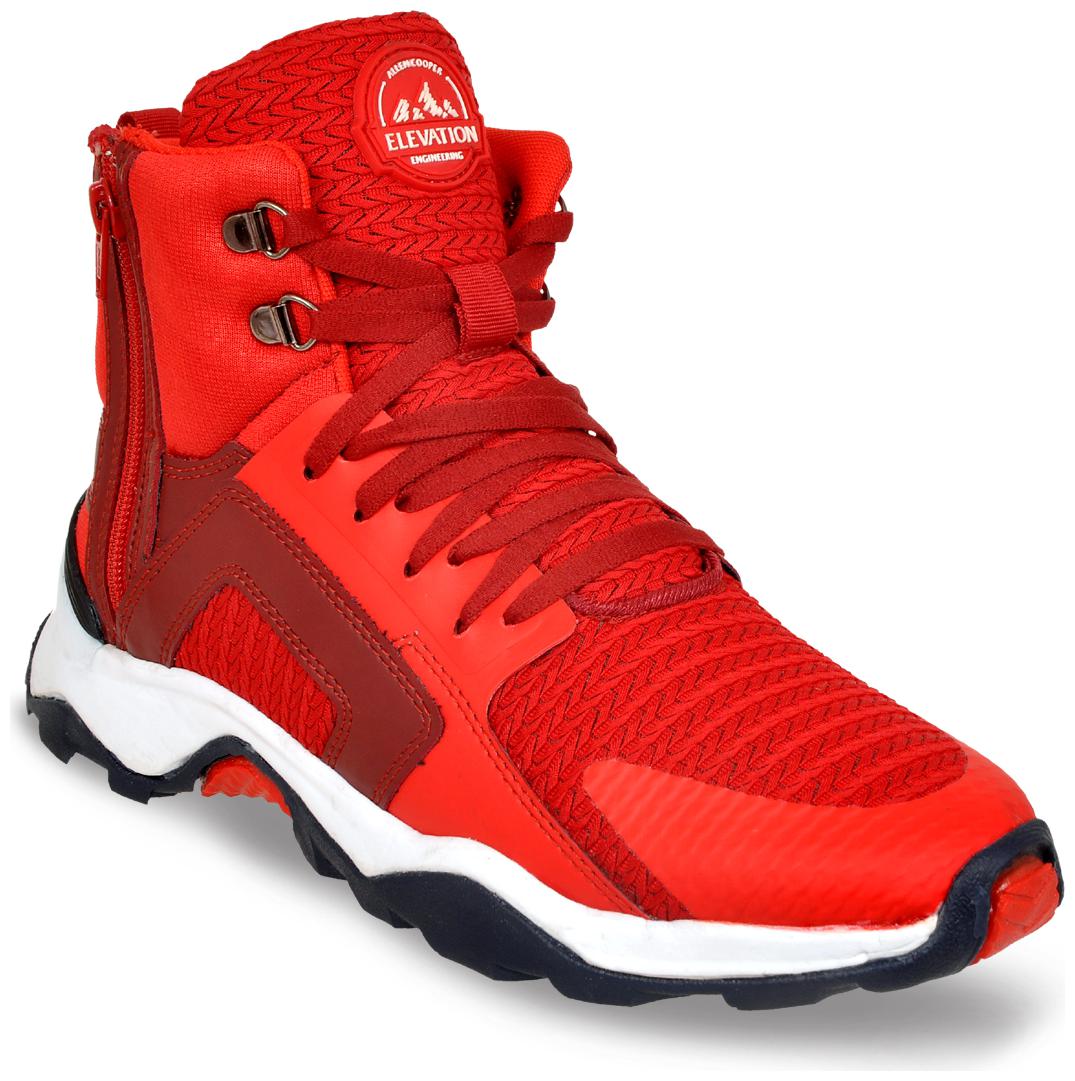 

Allen Cooper Men Trekking Hiking Shoes ( Red )