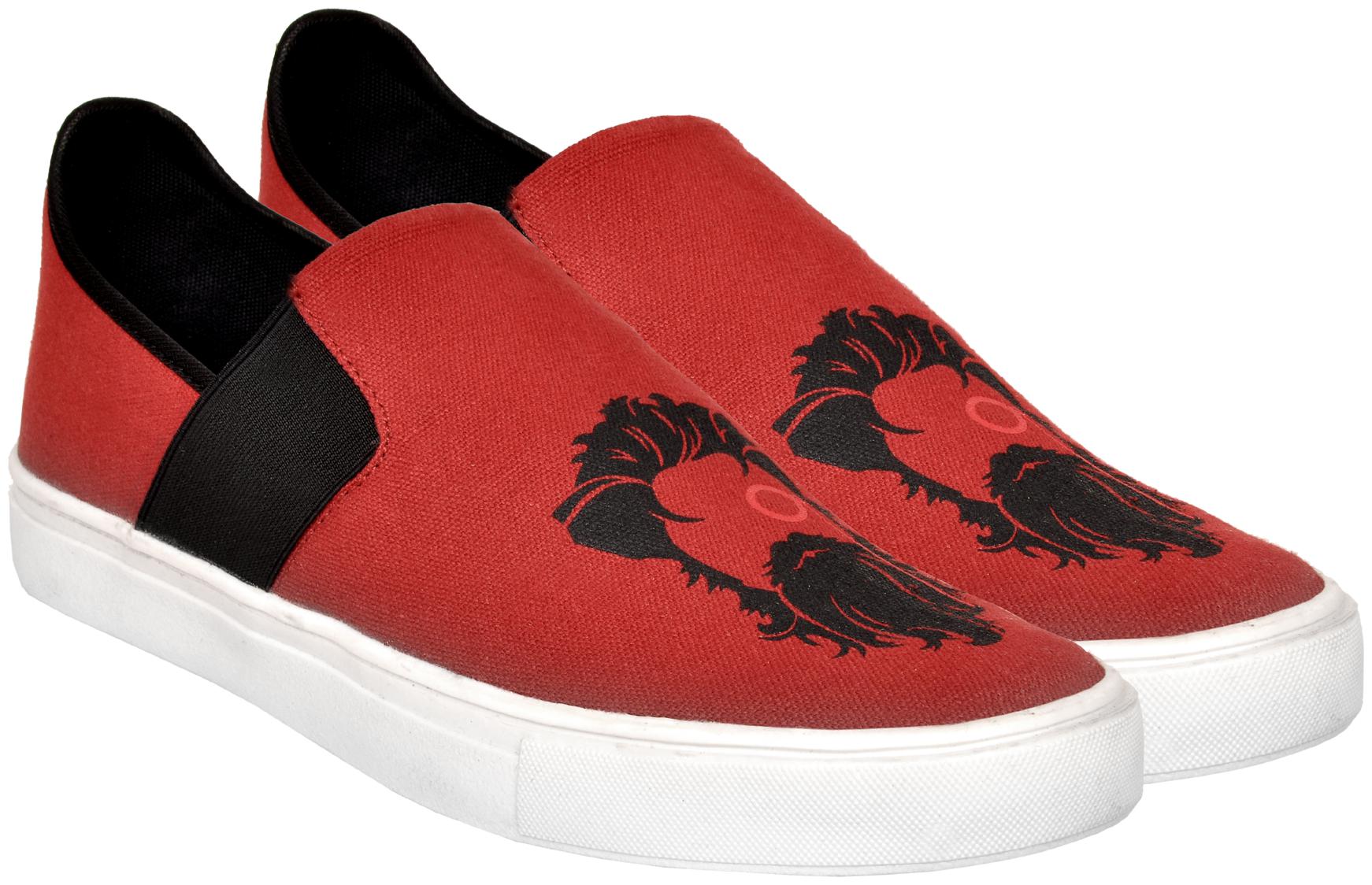 

Allen Cooper Red Casual Shoes