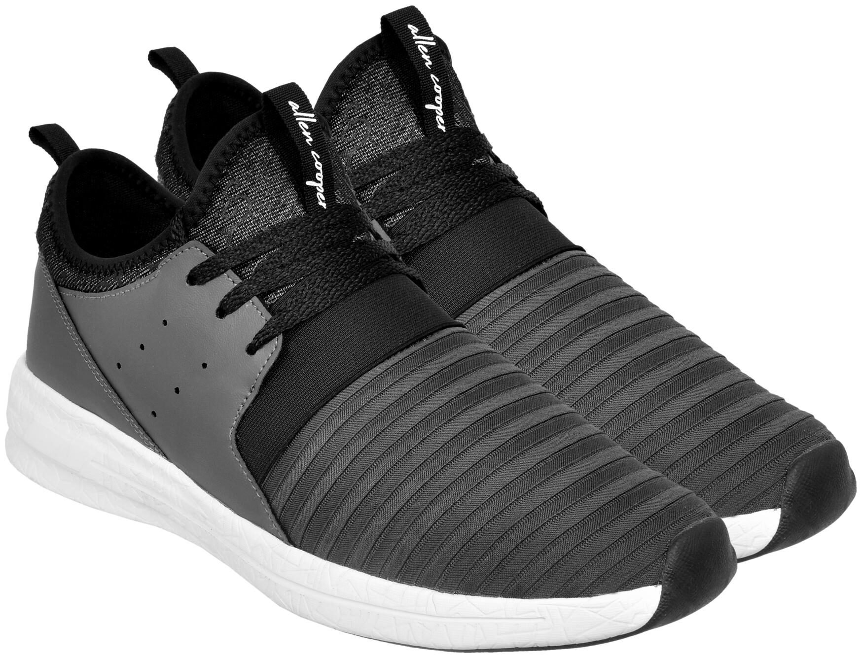 

Allen Cooper Men BREATHABLE STYLISH SNEAKERS Trail Running Shoes ( Grey )
