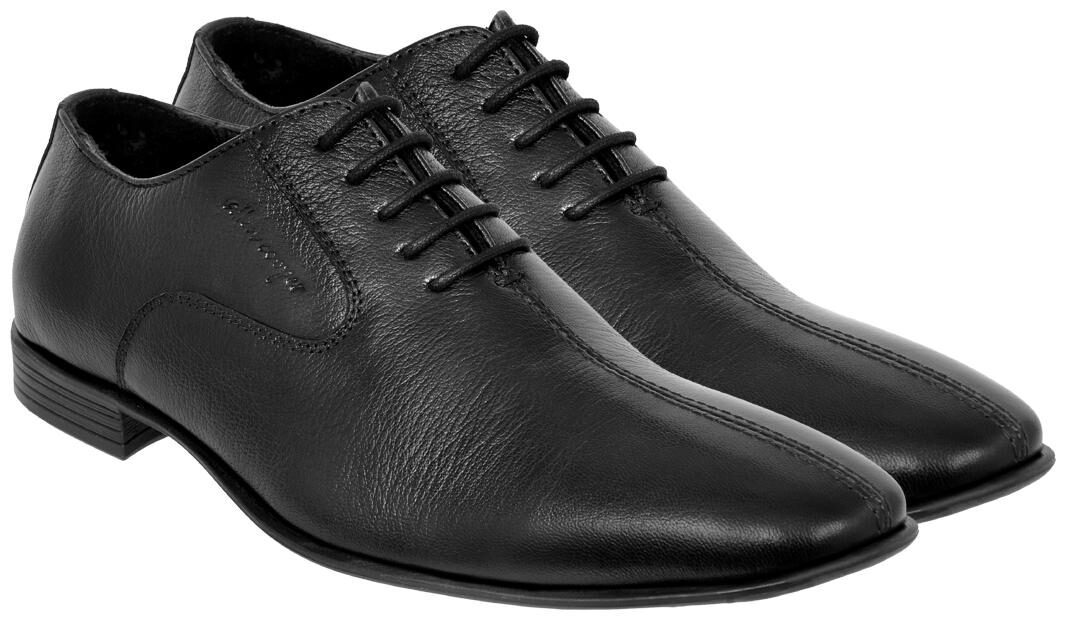 

Allen Cooper Men s Black Genuine leather Comfortable Stylish Formal Shoes ACFS-8067