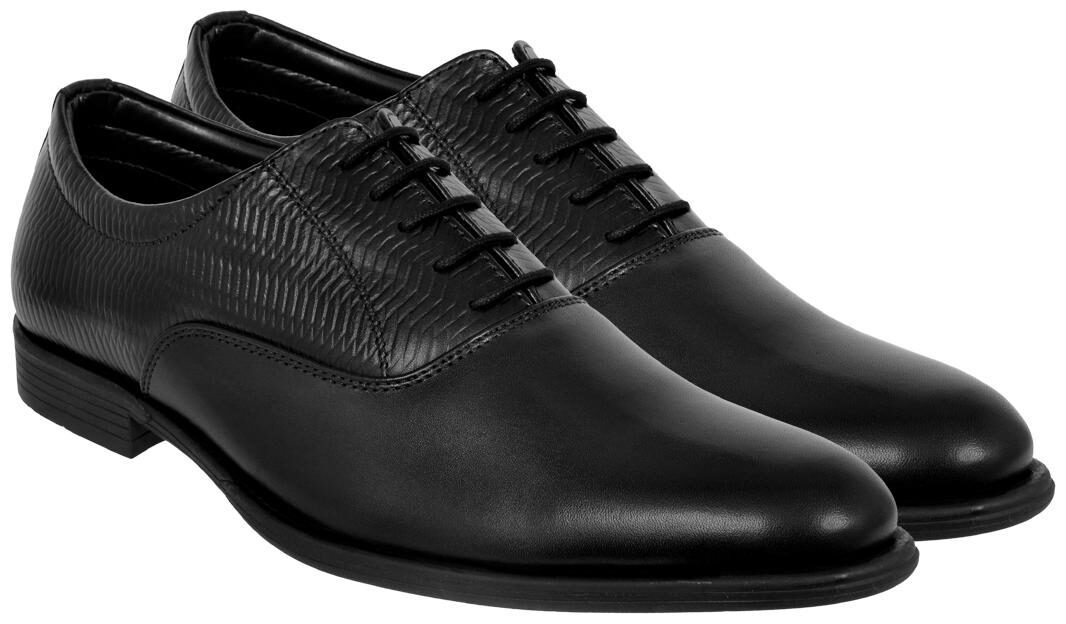 

Allen Cooper Black Formal Shoes