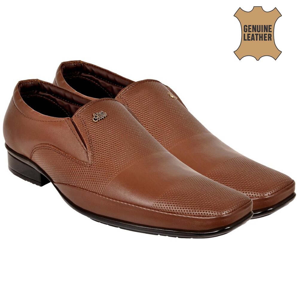 

Allen Cooper Tan Formal Shoes