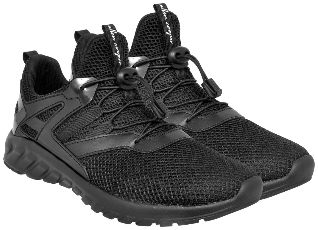 

Allen Cooper Men Allen Cooper Fast-Track 2 0 Sport Shoe Running Shoes ( Black )