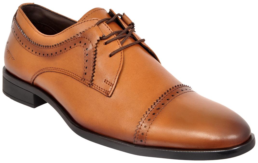 

Allen Cooper Men s Tan Genuine leather Comfortable Stylish Formal Shoes ACFS-8058