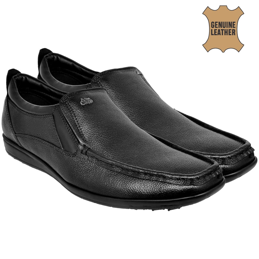

Allen Cooper Black Formal Shoes