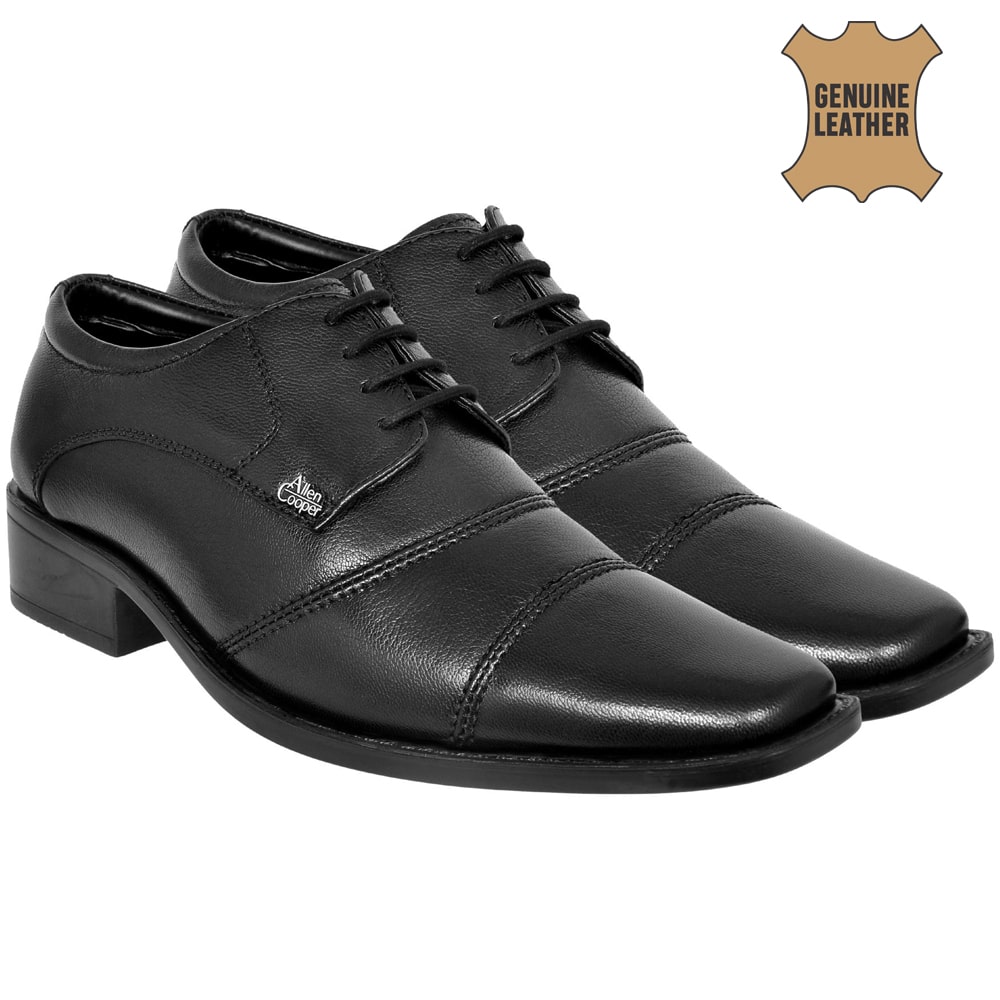 

Allen Cooper Black Formal Shoes
