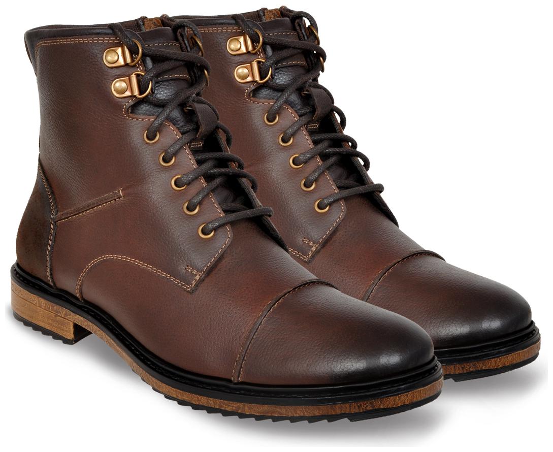 

Allen Cooper Men s Genuine Leather Brown Classic Boots