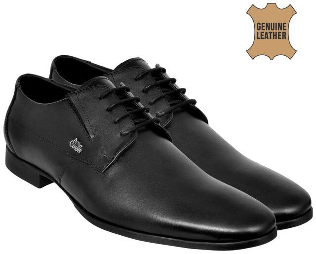 Allen Cooper Derby Formal Shoes For Men ( BLACK )