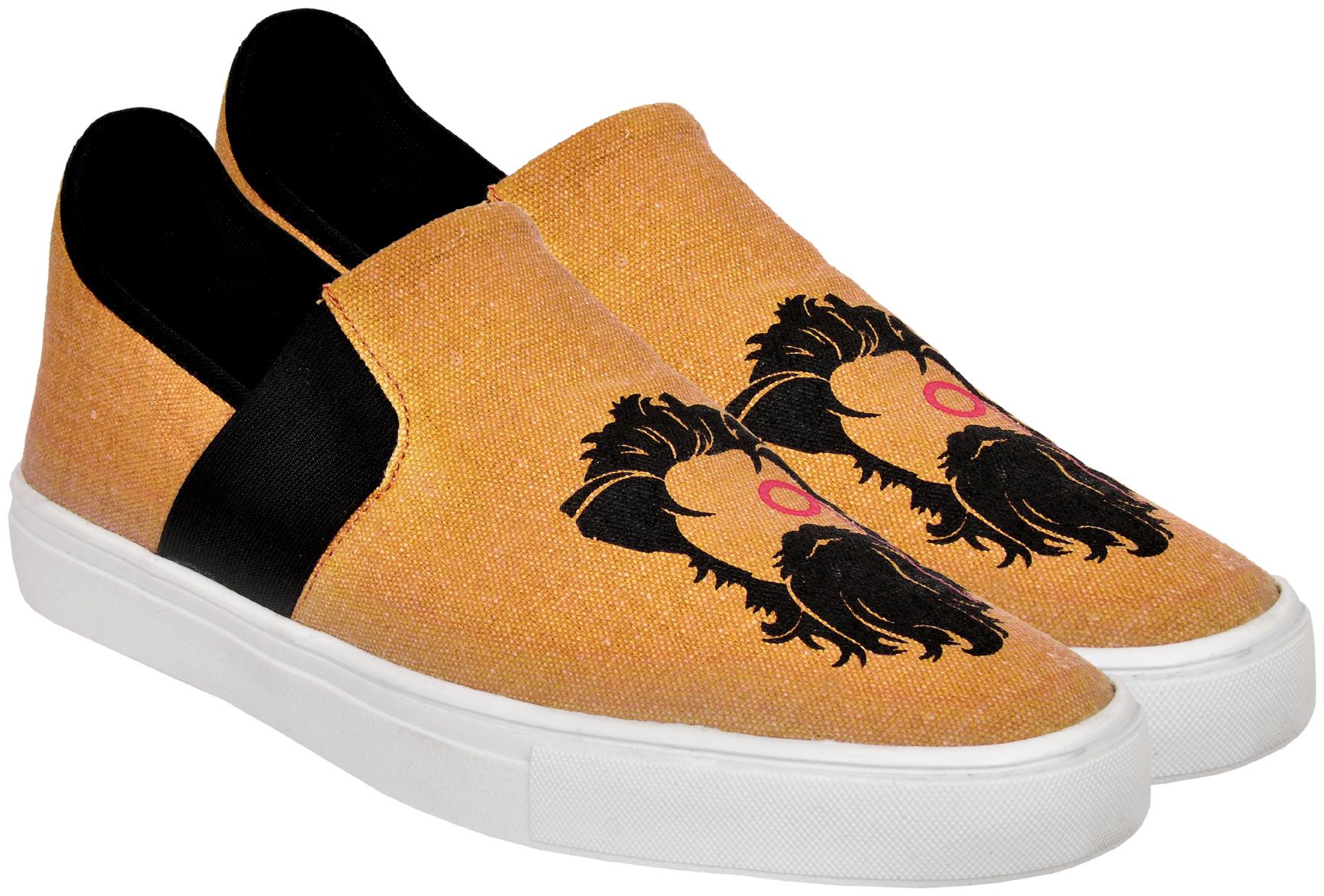 

Allen Cooper Yellow Casual Shoes