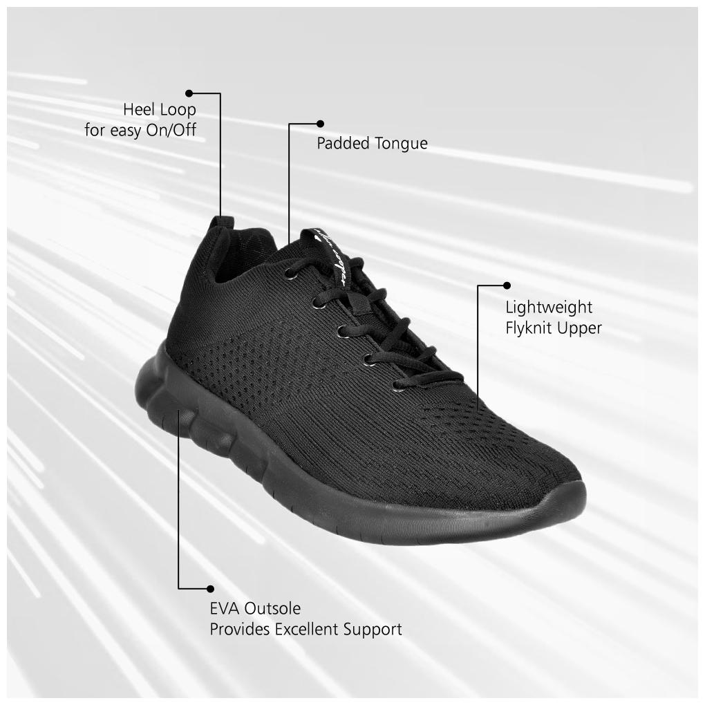 

Allen Cooper Men The most Comflish (Comfortable Stylish) Walking Jogging Shoes Walking Shoes ( Black )