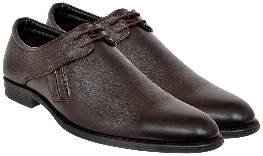 

Allen Cooper Men s Genuine Leather Comfortable Stylish Brown Formal Shoes ACFS-8069
