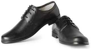Allen Solly Derby Formal Shoes For Men ( BLACK )