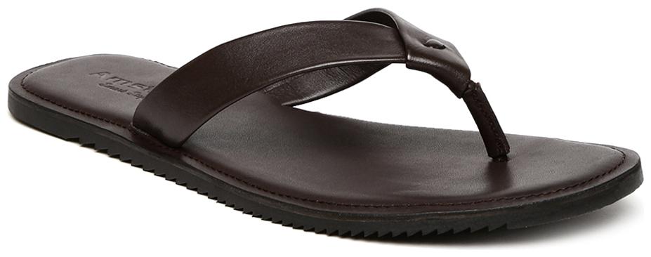 

Amster Mens Brown Geniune Leather Comfort Slippers