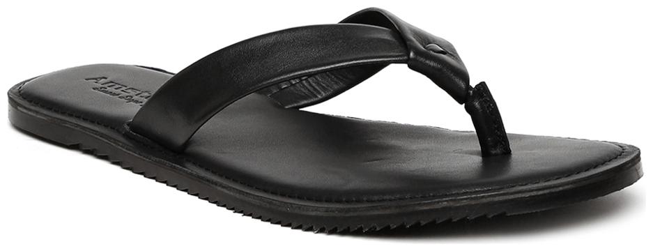 

Amster Mens Black Geniune Leather Comfort Slippers