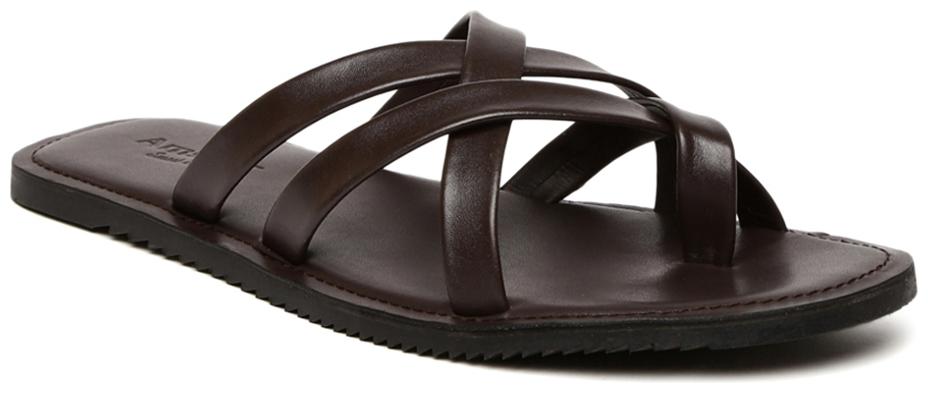 

Amster Mens Brown Geniune Leather Comfort Slippers