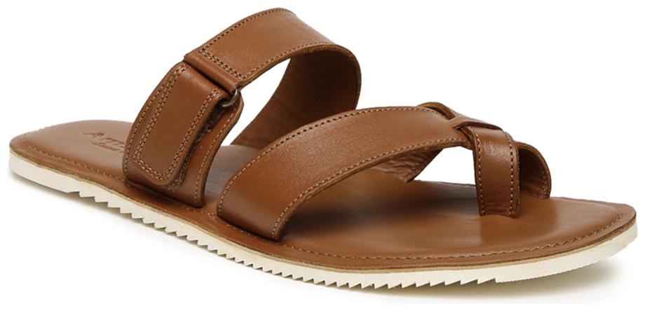 

Amster Mens Tan Geniune Leather Comfort Slippers