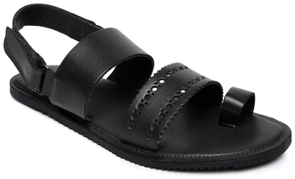 

Amster Mens Black Geniune Leather Comfort Slippers
