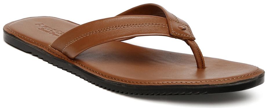 

Amster Mens Tan Geniune Leather Comfort Slippers