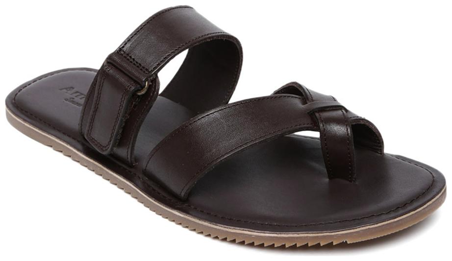 

Amster Mens Brown Geniune Leather Comfort Slippers