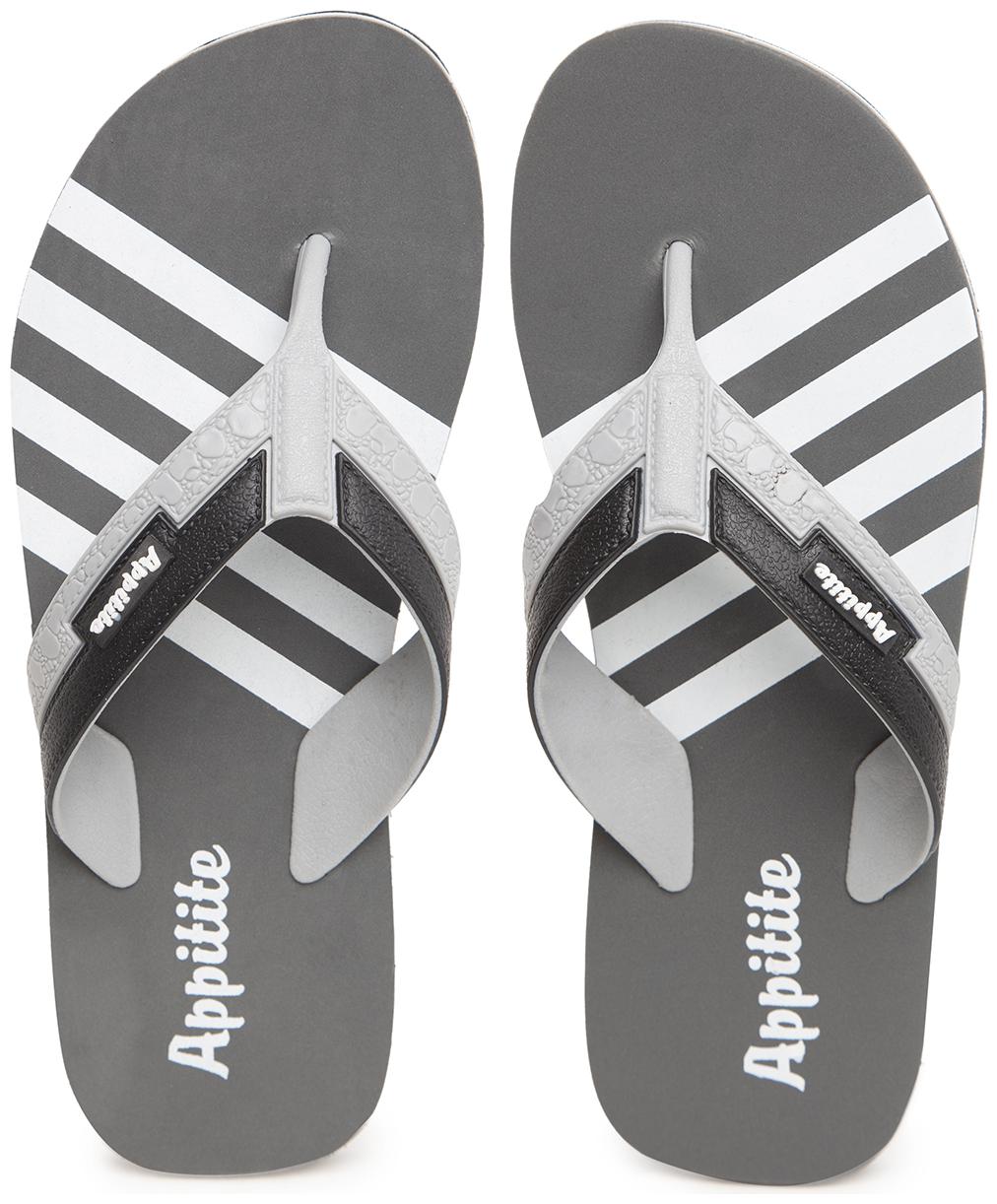 

Appitite Men Grey Flip-Flops - 1 Pair