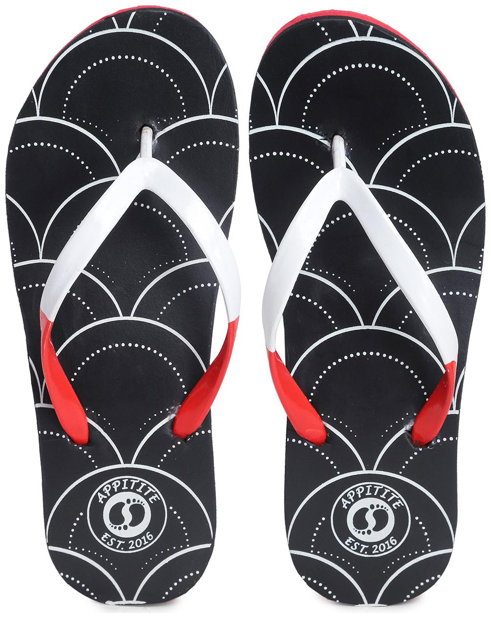

Appitite Black Slippers For Women