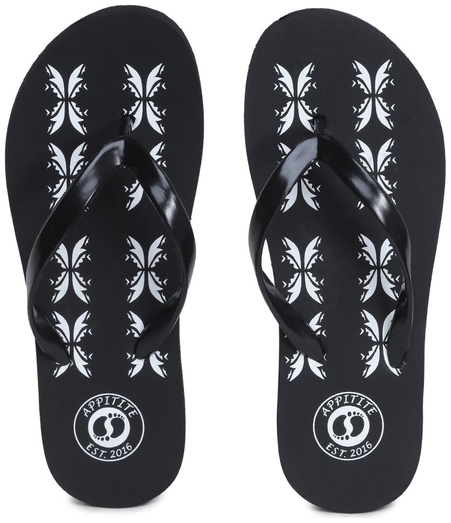 

Appitite Black Slippers For Women