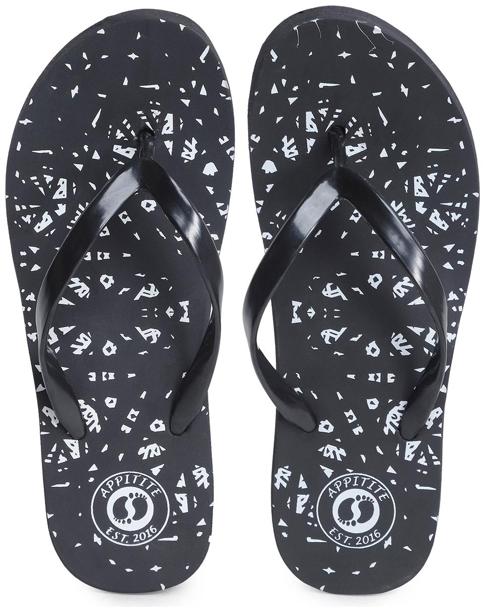 

Appitite Black Slippers For Women