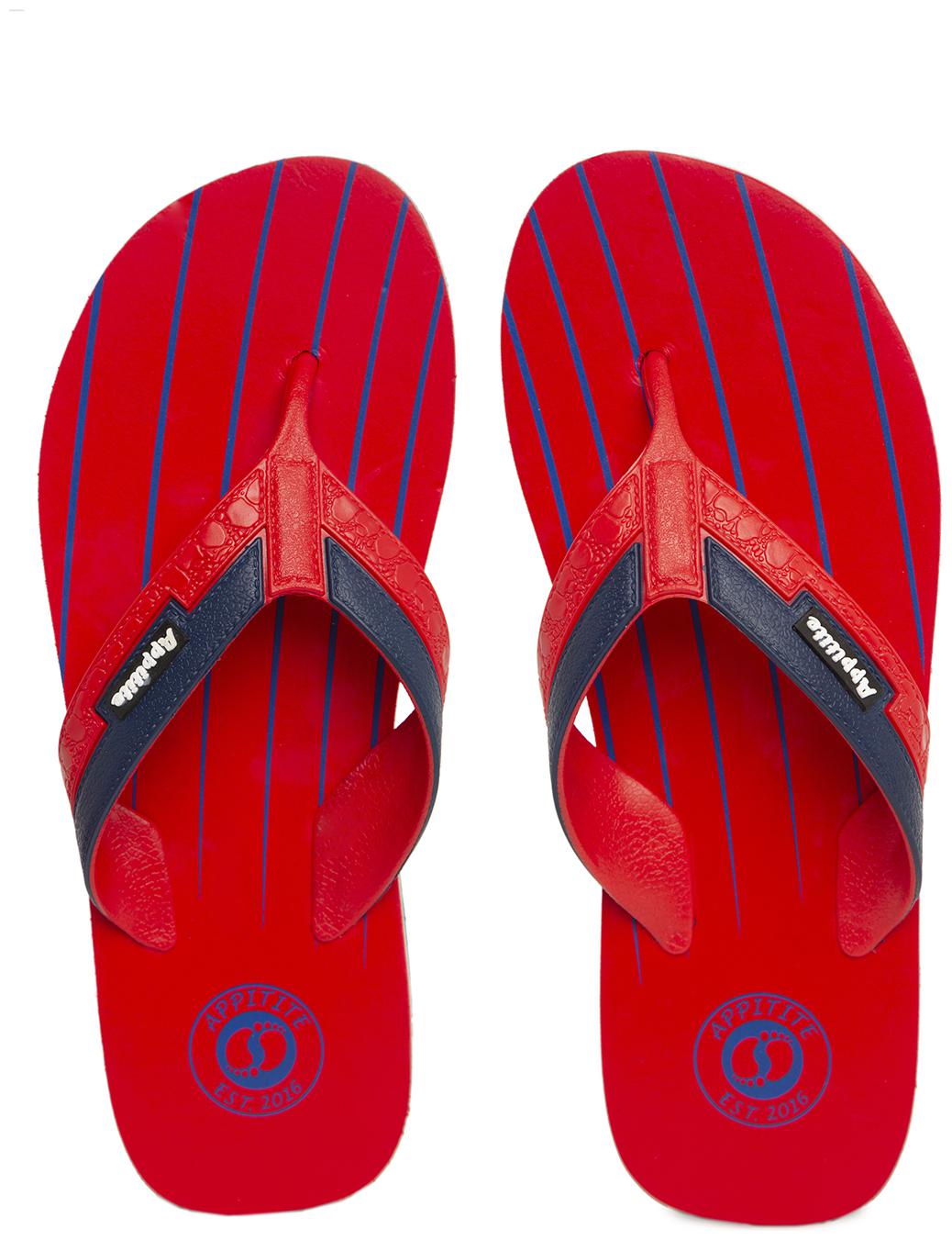 

Appitite Men Red Flip-Flops - 1 Pair