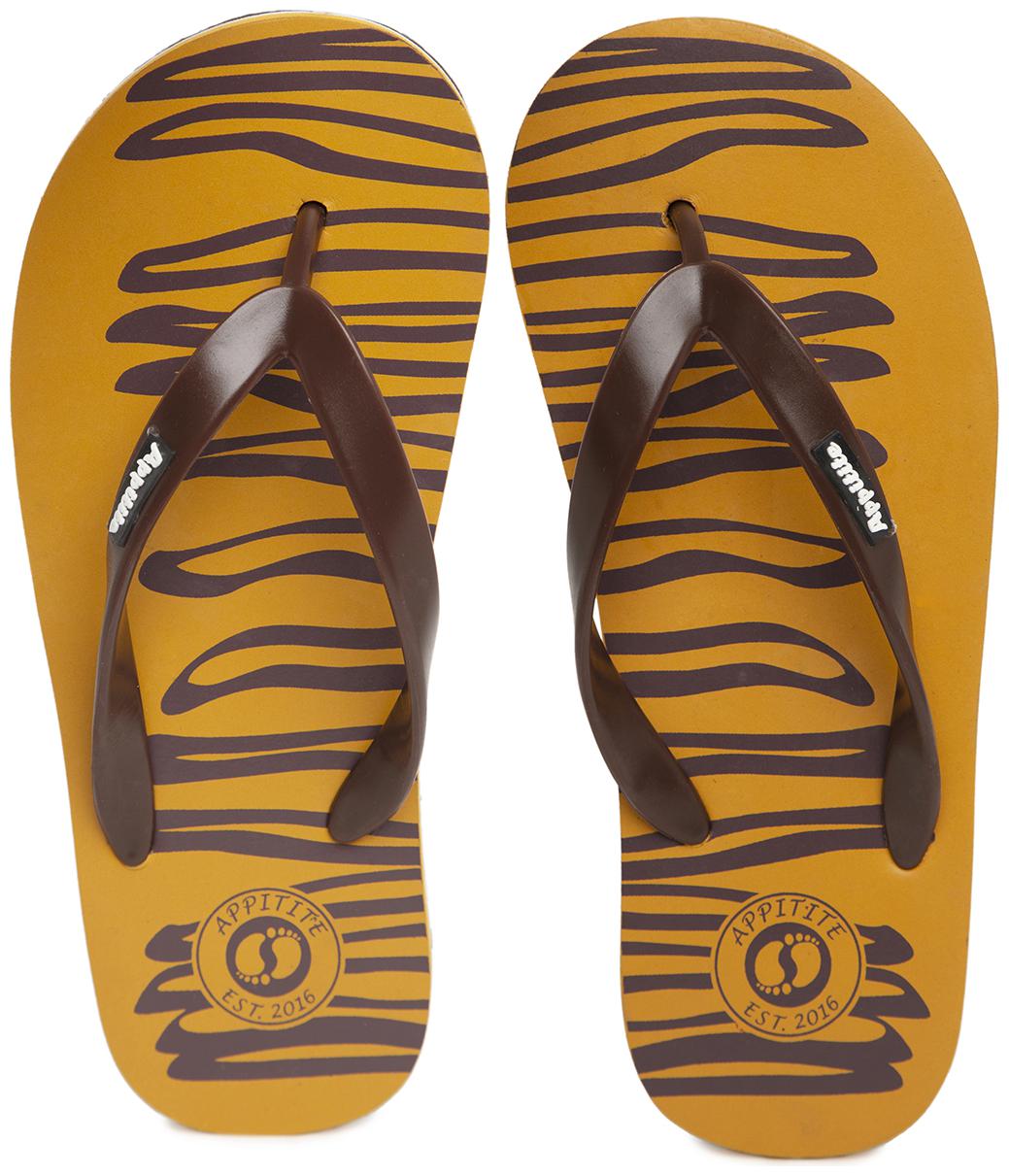 

Appitite Men Tan Flip-Flops - 1 Pair