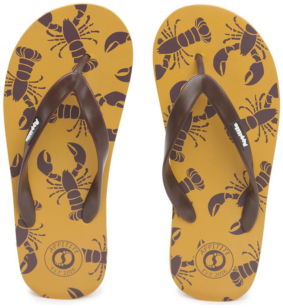 

Appitite Men Tan Flip-Flops - 1 Pair