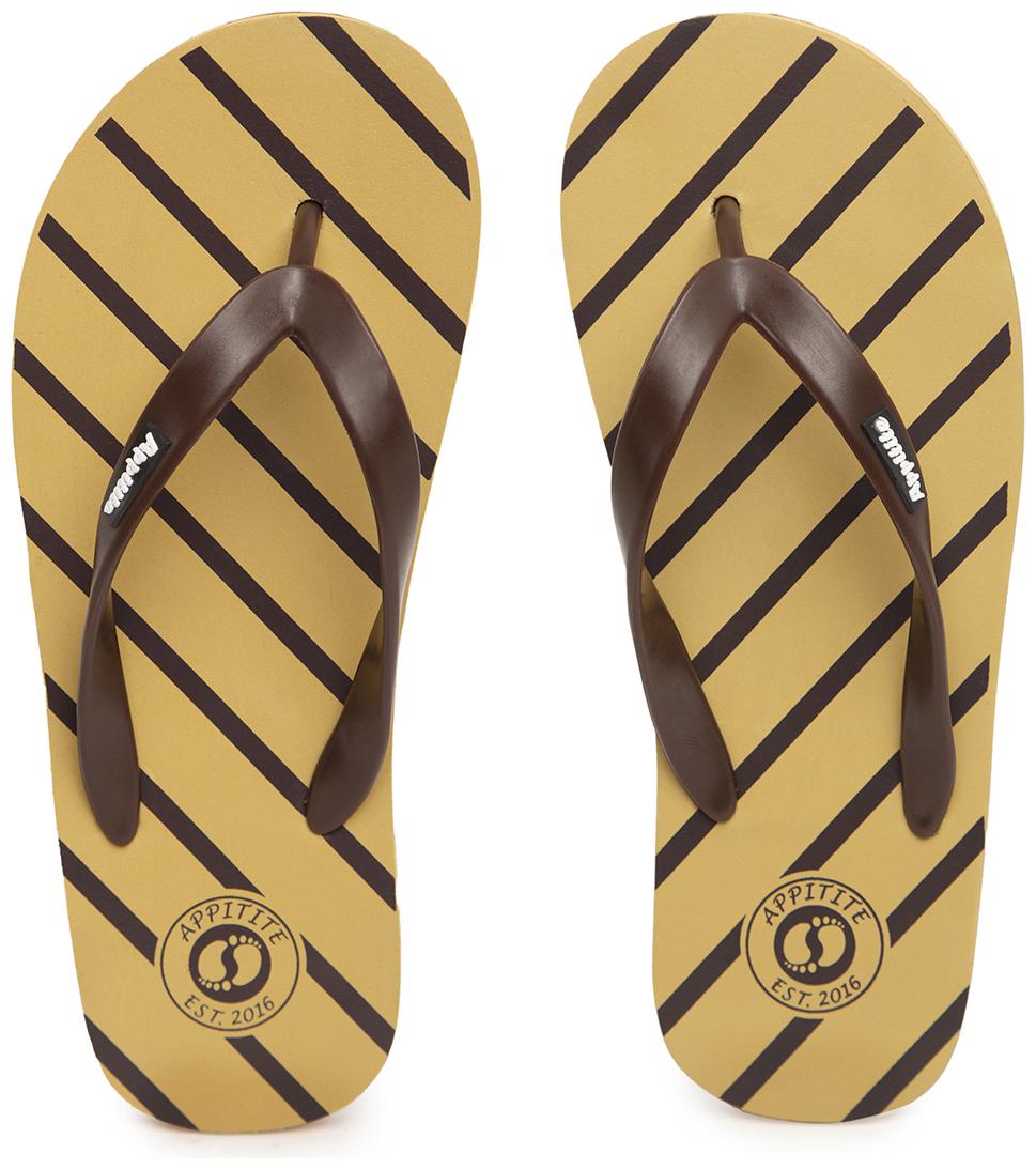 

Appitite Men Brown Indoor Slippers - 1 Pair