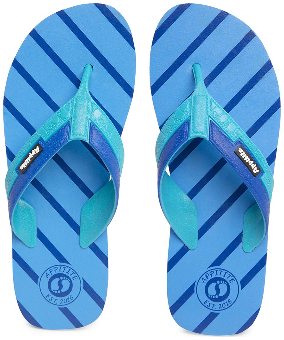 

Appitite Men Blue Indoor Slippers - 1 Pair