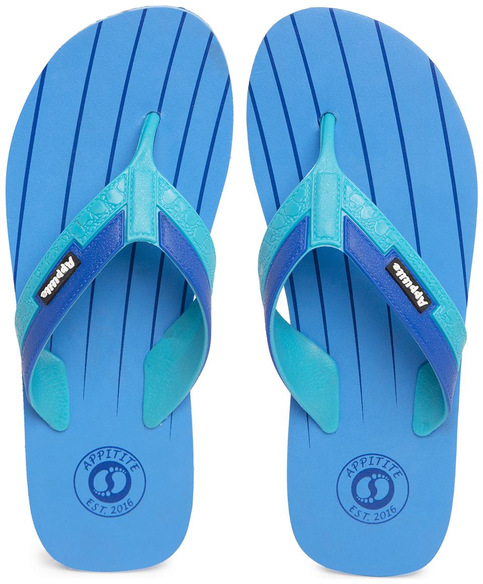 

Appitite Men Blue Indoor Slippers - 1 Pair