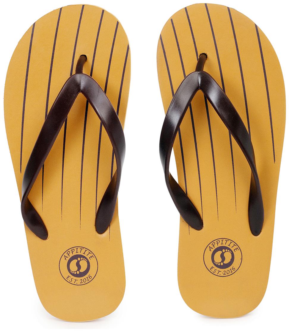 

Appitite Men Tan Flip-Flops - 1 Pair