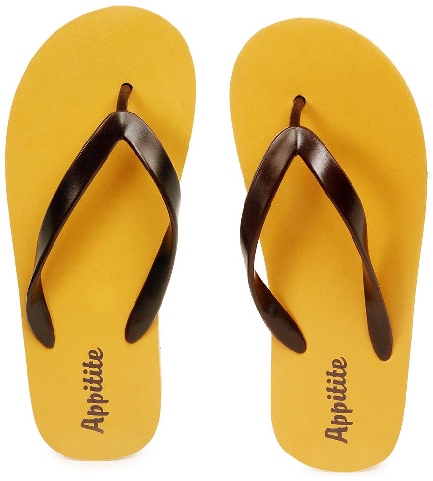 

Appitite Men Tan Flip-Flops - 1 Pair