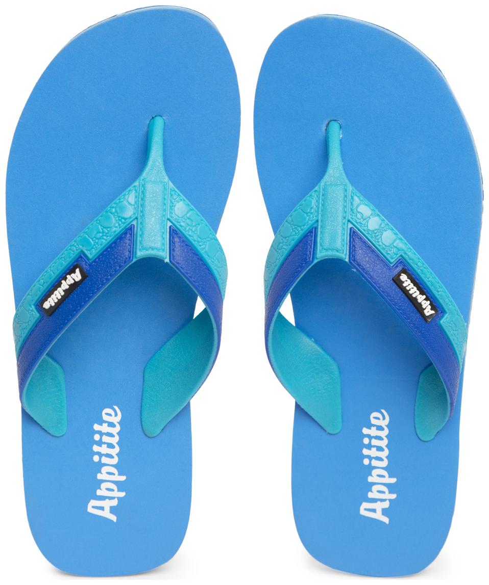

Appitite Men Blue Indoor Slippers - 1 Pair