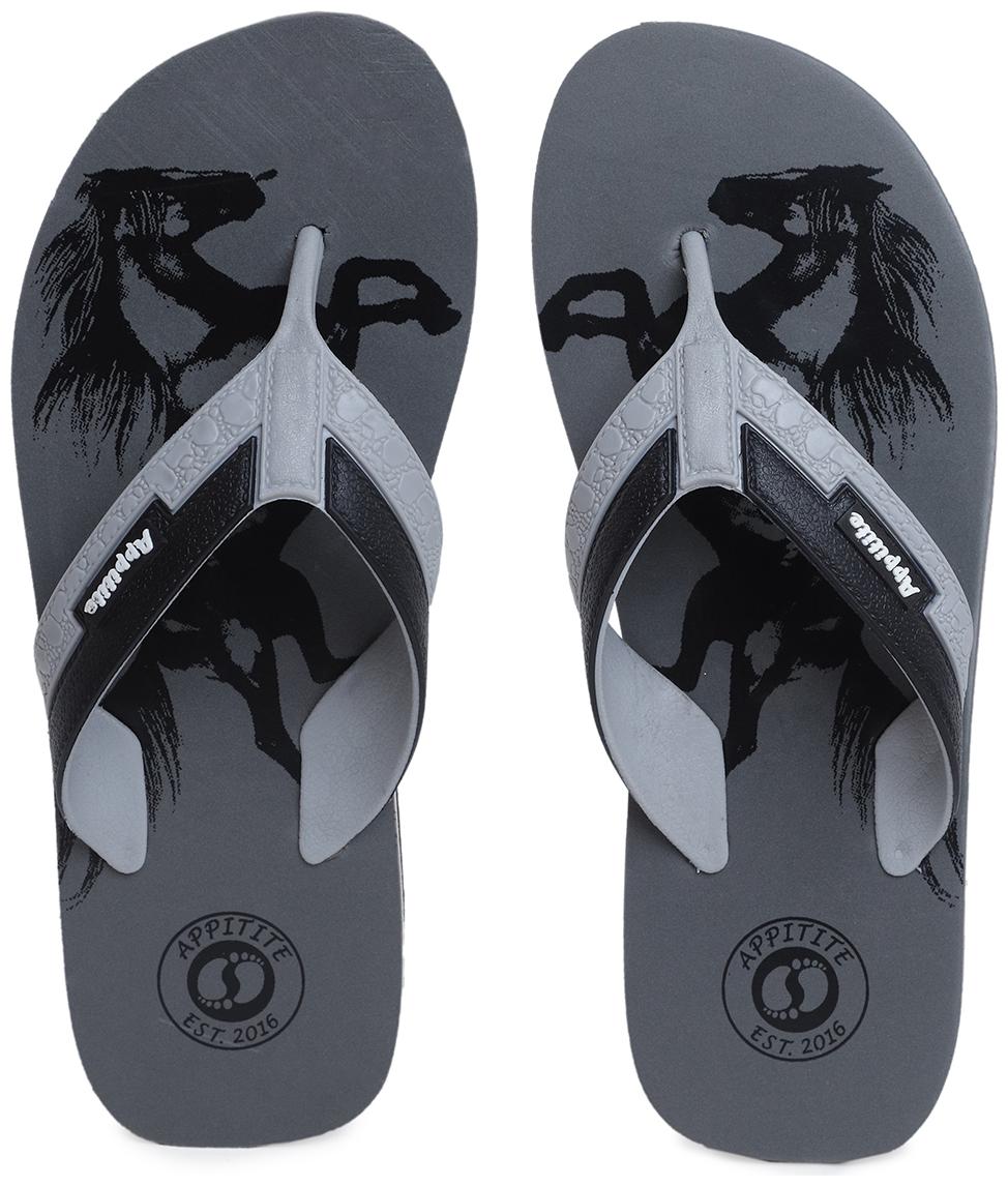 

Appitite Men Grey Flip-Flops - 1 Pair
