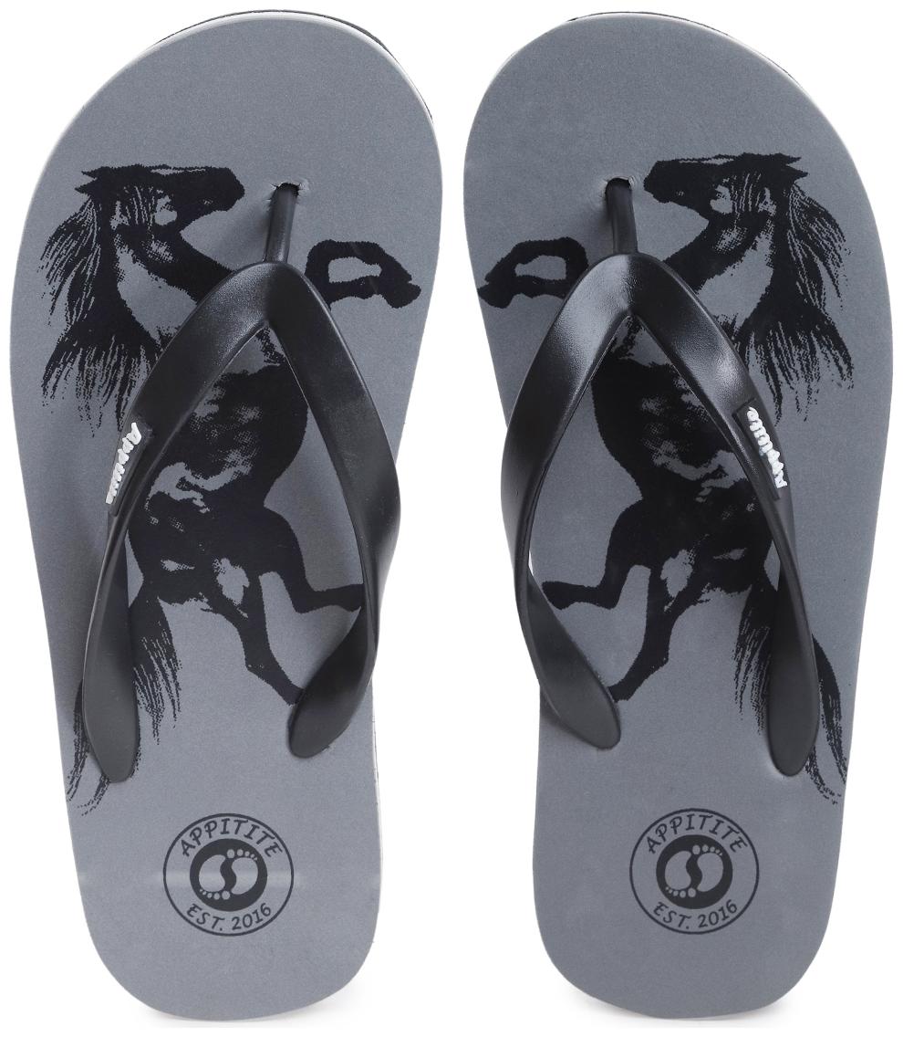 

Appitite Men Grey Flip-Flops - 1 Pair