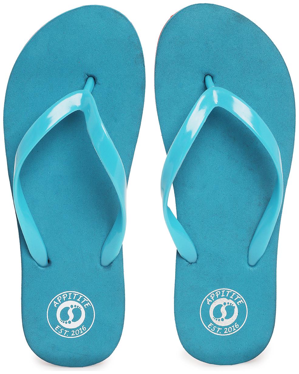 

Appitite Royal blue color Flip-Flop housing slipper for women