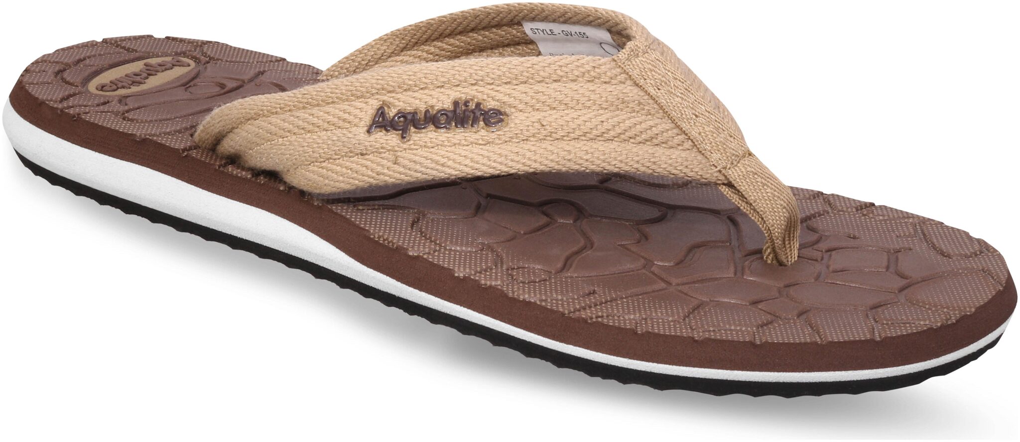 

Aqualite Men Brown Slippers Flip-Flops (GV-155)