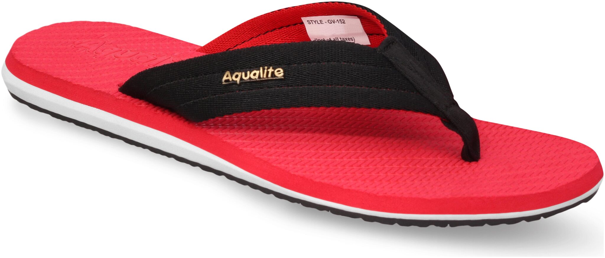 

Aqualite Men Black Casual Slippers Flip-Flops (GV-152N)