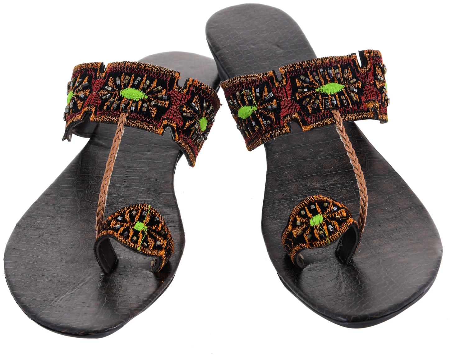 

AR Black Sandals For Women