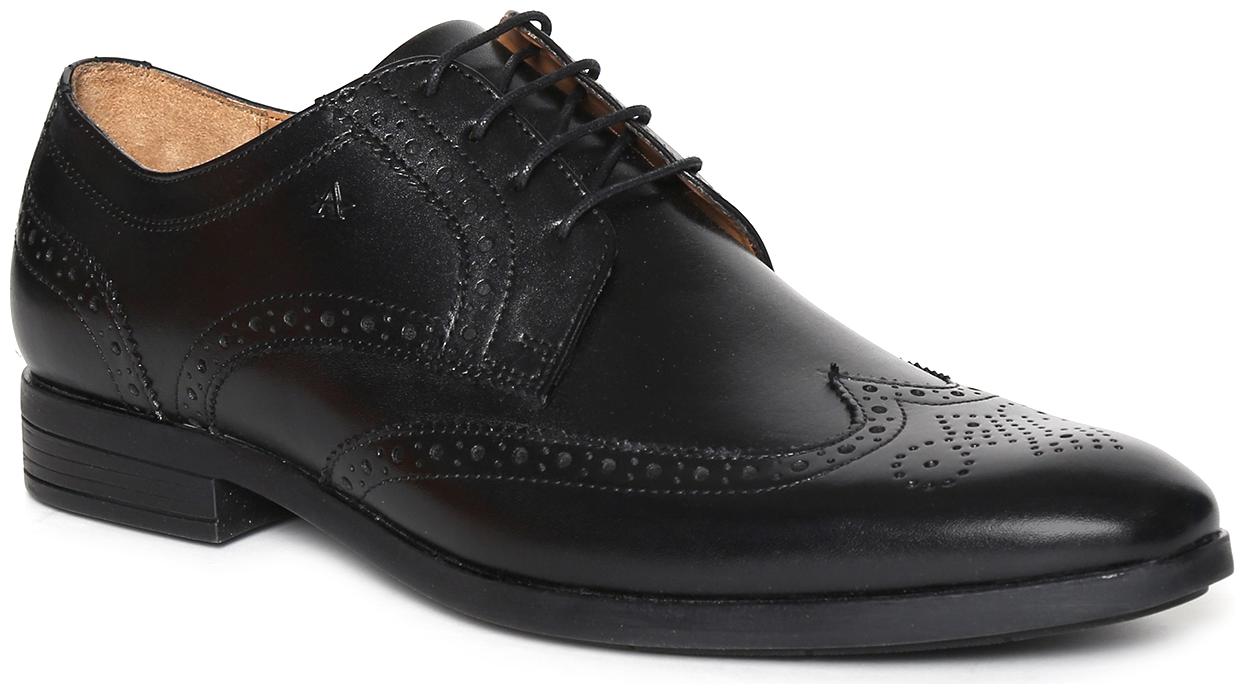 

Arrow Men Black Brogues Formal Shoes