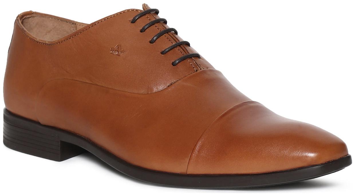 

Arrow Men Brown Oxford Formal Shoes - BROWN CAP TOE LEATHER OXFORD SHOES - 2521955019