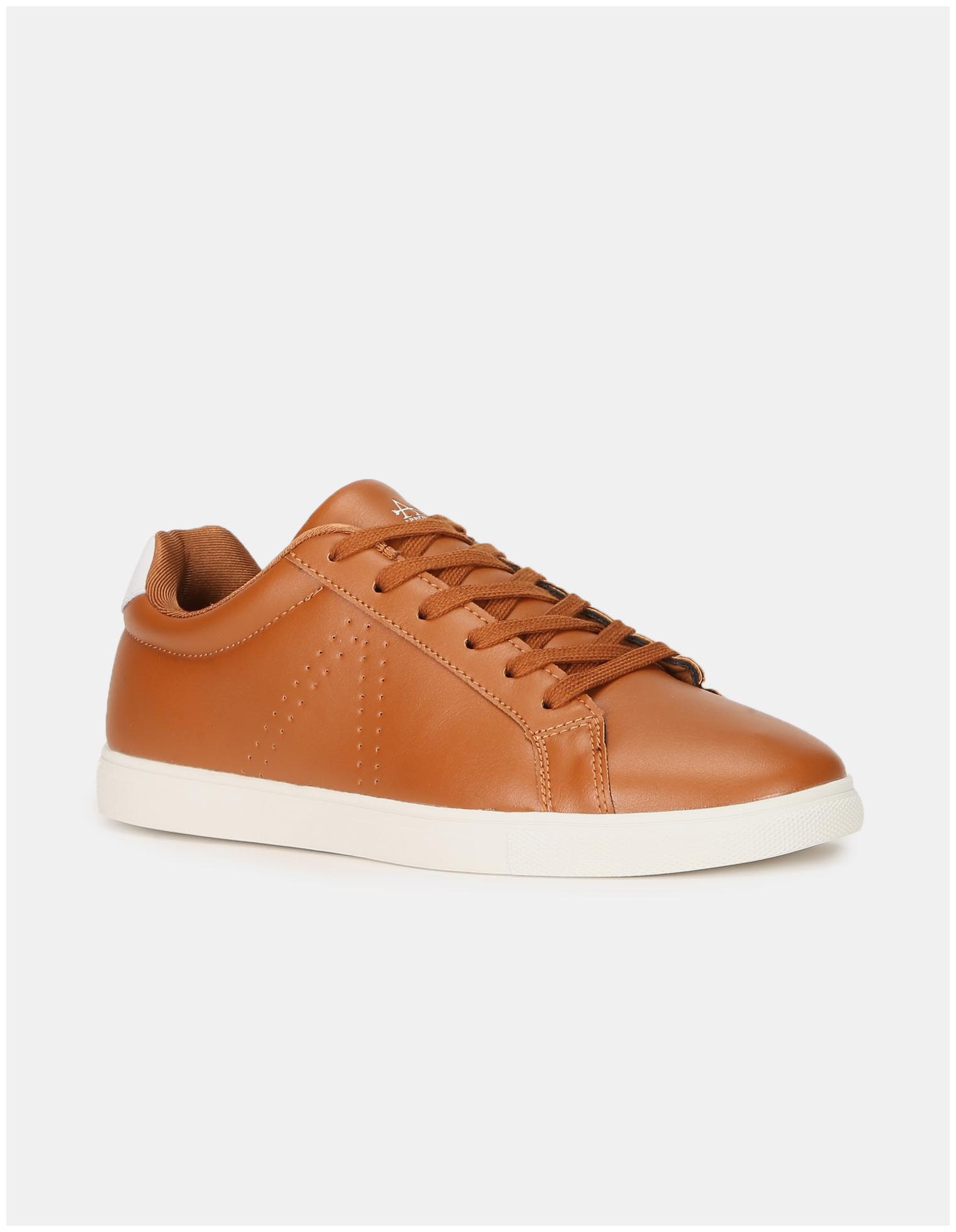 

Arrow Brown Low Top Lace Up Sneakers Men Brown Sneakers