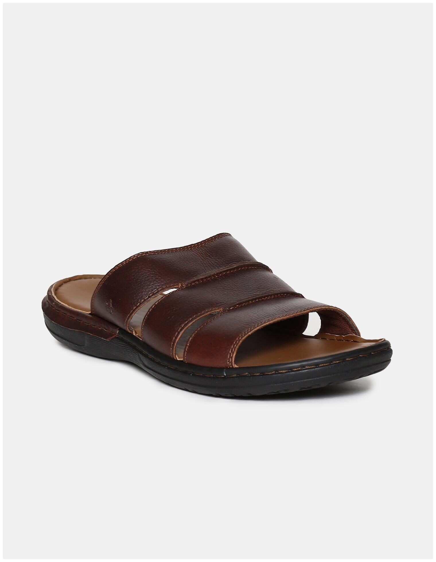 

Arrow Brown Strappy Leather Sandals