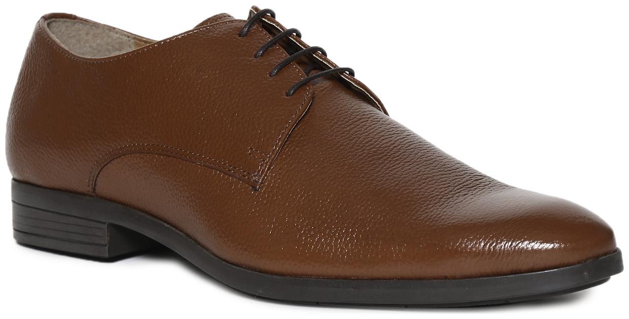 

Arrow Men Brown Derby Formal Shoes - BROWN TEXTURED LEATHER DERBY SHOES - 2521953319