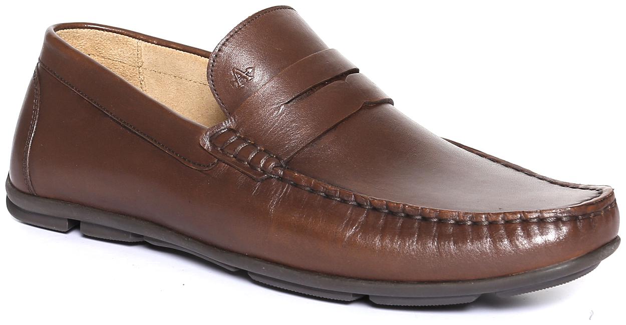 

Arrow Men Brown Loafers - LEATHER PENNY LOAFERS - 2521905929